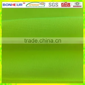 100%polyester Tricot Knitted Fabric His Vis 120gsm for Safety Vests thumbnail-6
