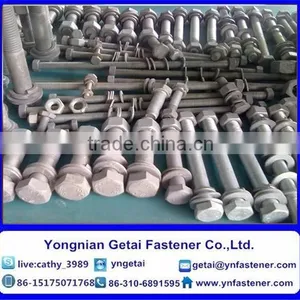 Hot Dip Galvanized Hexagon Bolts DIN 933 DIN 931 Grade 4.8 thumbnail-4