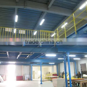 Metal Storage Rack Multi-level Mezzanine Floor Racking System thumbnail-1