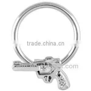 Revolver Surgical Steel Captive Bead Ring Fashion CBR,body Piercing Jewelry thumbnail-1