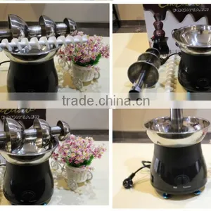 Free Shipping 2016 Hot Sale Chocolate Fountain Fondue Christmas Waterfall Machine for Event Wedding Children Birthday Party thumbnail-2
