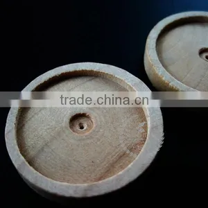 25mm Setting Size Natual Log Wood Round Bezel Pendant Setting DIY Findings Bezel Tray Supplies 1411137 thumbnail-4