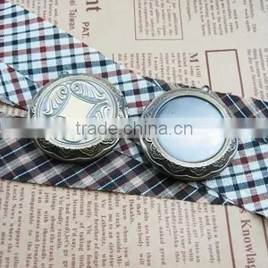 30mm Setting Size Vintage Brass Bronze Round Bezel Big Photo Locket Pendant DIY Supplies 1111010 thumbnail-2