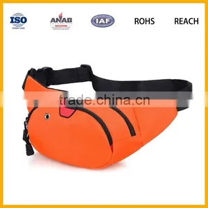2016 Latest Design Elegant Men and Women300D Orange Color Adjustable Strap Waist Bag for Sports, Running, Cycling thumbnail-1