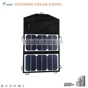 Hot Selling Folding 13W Sunpower Solar Panel Solar Mobile Charger thumbnail-4
