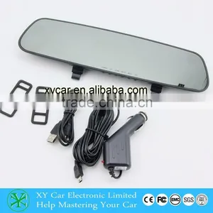 2.7 Inch 720p Manual Rear View Mirror Monitor Car Camera hd Dvr XY-9627 thumbnail-4