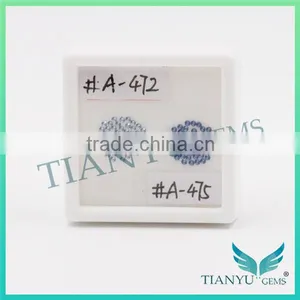 Loose Artificial Gems Stone #A472 Round Brilliant Cut Nano Sital Gems for Jewellery Wholesale Price thumbnail-2