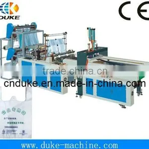High Speed Gbde-700 Four Line High Speed T-Shirt Bag Making Machine thumbnail-1