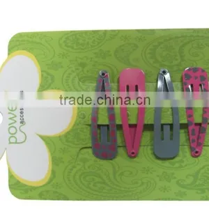 Mini Metal Snap Hair Clips thumbnail-1