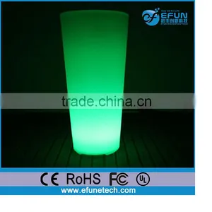 Acrylic Garden Rgb Colors Led Tall Planter Vase,led Illuminated Flower Pot thumbnail-1