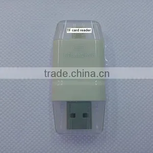 New I-FlashDrive OTG Adapter Smart TF Card Reader For IPhone/iPad Dual Storage ,Easy to Save Image & Video thumbnail-1