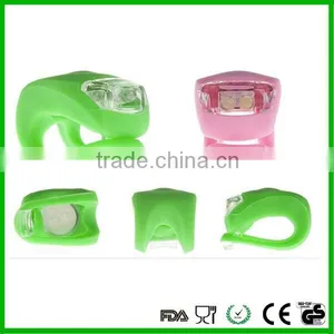 CR2032 Battery Bike Light Mini Cycling Silicone Bicycle Light thumbnail-1