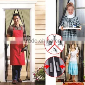 Kawachi New Magic Curtain Door Mesh Magnetic Fastening Hands Free Fly Bug Insect Screen thumbnail-1