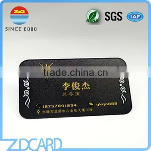 New Style Engraved Black Metal Business Card thumbnail-3
