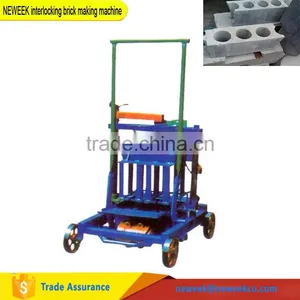 NEWEEK Multi-functional Electric Soiled Cement Interlocking Brick Making Machine With Good Price thumbnail-1