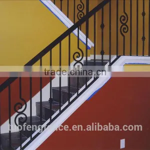 Security Wrought Iron Stair Rails From China Manufacturer thumbnail-4