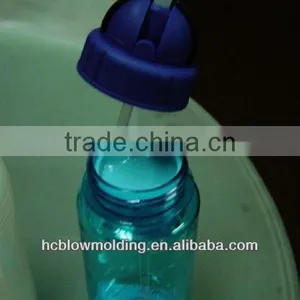 OEM Blow Molding PP Plastic Water Bottle With Straw HDPE Drinking Bottle for Sale thumbnail-5