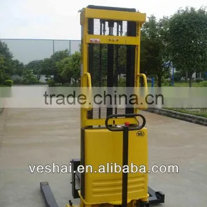 Veshai 2200lbs Powered Lift Stacker With Adjustable Forks and Legs VH-BS-100/38 AA thumbnail-2