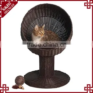 Factory Supply Handcraft Tall Cat House With Toy Wholesale Cat Trees thumbnail-2