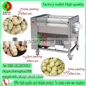 Stainess Steel New Type Taro Peeling Machine Manufactory Produce Olive Peeling Machine Commerical Potato Washer thumbnail-1