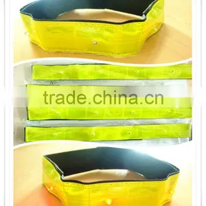 Promotional New Fashion PVC LED Wrist Safety Arm Band Reflective Gift thumbnail-1