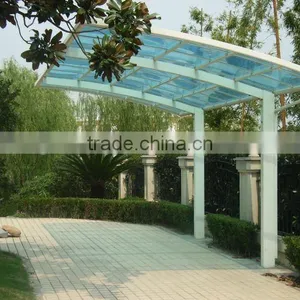 Good Transparency Prefabricated Car Shed/canopy/carport thumbnail-3