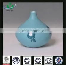 Flower Pattern Ceramic Chinese Vases Blue thumbnail-1