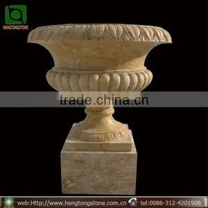 Yellow Marble Flowerpot thumbnail-1