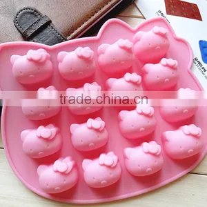 Silicone Kitty Cat Cake Mold thumbnail-1