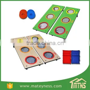 3 Hole CornHole Mini Bean Bag Toss Game thumbnail-1