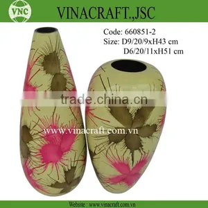 Nice Bamboo Flower Vase With Flower Motif thumbnail-1