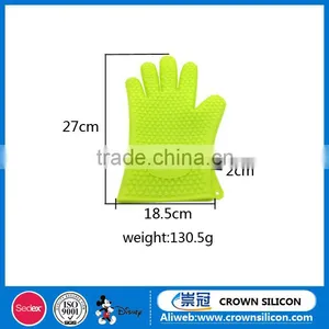 FDA Heat Resistant Silicone Cooking Baking Gloves for Oven Mitt thumbnail-6