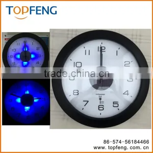 Light Sensor Wall Clock /RC-movment Light Sensor Wall Clock/night Light Wall Clock thumbnail-1