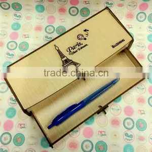 Wooden Lovely Writing Case,cute Student Pencil Case thumbnail-1