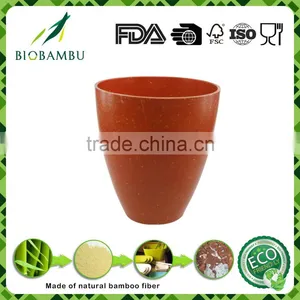 Pro-environment OEM Available Portable Fiber Recyled Garden Pot thumbnail-2