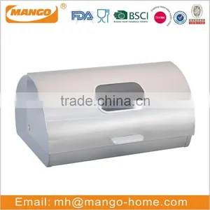 Hot Sales Stainless Steel Bread Bin With Window thumbnail-1