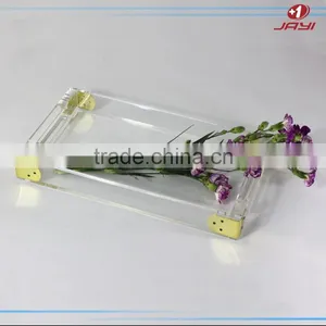 High Quality Custom Acrylic Serving Tray/Clear Acrylic Tray thumbnail-5