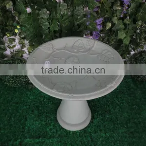 Outdoor Antique Fiberglass Bird Feeder / Bird Pool / Bird Bath thumbnail-1