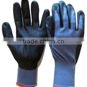 Cheap Work Gloves Oilfiled Gloves With Smooth Nitrile Coated thumbnail-1