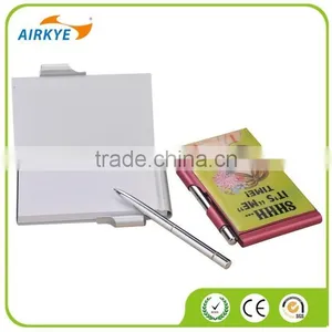 2017 New Aluminum Metal Mini Notepad With Pen thumbnail-4