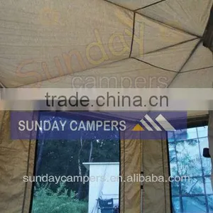 4WD Accessories Family Camping Canvas Car Awning for Sale thumbnail-2