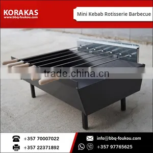 Hot Sale Powder Coated Easily Assembled Mini Kebab Rotisserie Barbecue thumbnail-3