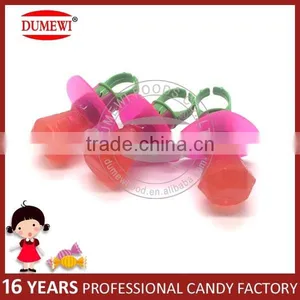 Girl Light Diamond Ring Candy Hard Pop Candy Ring Light thumbnail-3