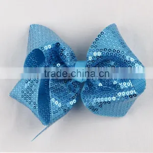 2017 Custom Wholesale 6 Inch jo jo Siwa Type Hair Bows thumbnail-4