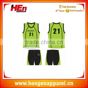 Hongen Apparel Customized Sublimation Printed Basketball Jersey Any Design Can be Made thumbnail-1