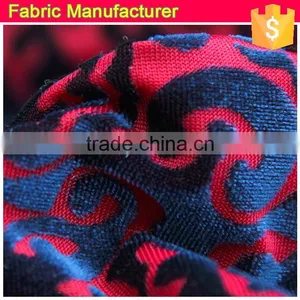 Brocade Burnout Fabric for Home Textile, Velvt Burnout Fabric for Home Textile, Polyester Burnout Fabric for Home Textile thumbnail-2