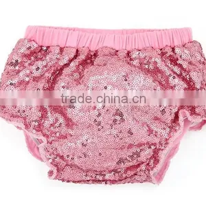 2017 Newborn Fashion Baby Sequin Bloomer Baby Sparkle Underwear Children Diaper Cover thumbnail-2