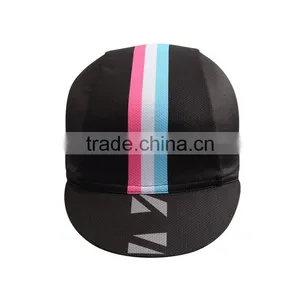 Custom Breathable Bicycle Hat Dry Fit Sublimation Coolmax 100%polyester Blank Cycling Caps Hats Manufacturer thumbnail-2
