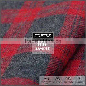 100 % Cotton Plaid Flannel Fabric for Shirts thumbnail-2