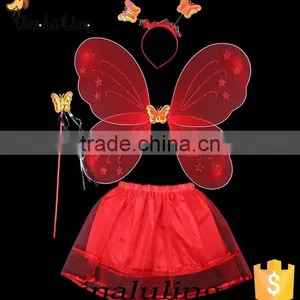 New Products 2016 Butterfly Fairy Wing Girls Party Dress Costume Party Supplies thumbnail-3